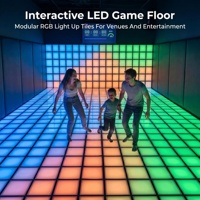 Piste de danse LED, équipement de divertissement intérieur, jeu interactif au sol, jeux pour enfants, affichage interactif de tuiles LED au sol pour jeux