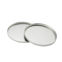 Nouvelle boîte de rangement rectangulaire en fer blanc pour CD/DVD, qualité alimentaire