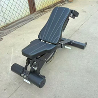 Banc d'entraînement pliable SP de qualité commerciale, robuste, réglable en 3 sections, inclinable et déclinable, pour usage en salle de sport
