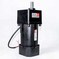 Moteur à induction monophasé 220 V à montage sur pied ou à bride avec réducteur à vis sans fin pour pompes et mélangeurs