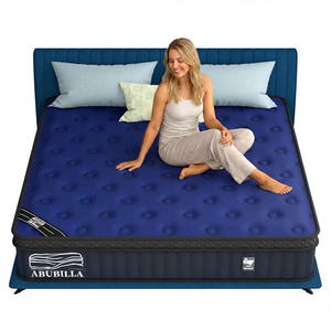 Colchón Económico de 8/10 Pulgadas con Resortes Ensacados, Colchón Ortopédico de 7 Zonas para Dormitorio, Colchones Dosek - Product Image 1