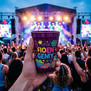 Cold Activated Heat Sensitive Picnic Reusable Cups Stadium 8oz 10oz 12oz 16oz Hot Sale for Camping Trip PRS - Product Image 5