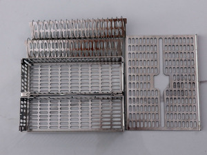 Laboratory Disinfection 316 Stainless Steel Wire Metal Sterilization Basket with Closing Lid Used for <strong>Pathological</strong> <strong>Analysis</strong> - Product Image 4
