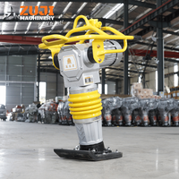 Pilonneuse électrique ZUJI HCD125 220V 380V 3kW à tension personnalisable, compacteur de sol, engin de construction