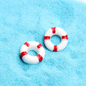 Accessoires marins, ancre de bateau, bouée de sauvetage, étoile de mer, accessoires pour slime DIY, décoration de cadre photo, Noël - Product Image 3