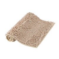 Benutzer definierte dicke weiche Chenille Toiletten boden Anti-Rutsch-Bad Teppich Set