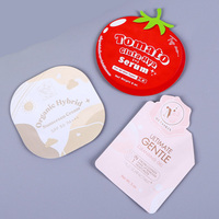 Sachets d'emballage cosmétique biodégradables personnalisés anti-humidité pour échantillons de lotion, savon liquide, gel douche, parfum avec bec verseur