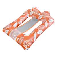 Vente en gros d'usine de flotteur gonflable pliable en PVC flottant pour la natation chaise longue pour la piscine sports nautiques matelas de plage lit personnalisé