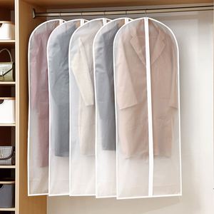 Housse de protection pour vêtements en PEVA, anti-poussière, pour rangement dans le placard, sac de costume en plastique anti-poussière - Product Image 6