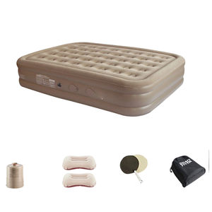 <span class=keywords><strong>Lit</strong></span> gonflable souple en PVC pour 1-2 personnes, design moderne, matelas gonflable King Size avec pompe électrique intégrée, installation rapide et facile - Product Image 1