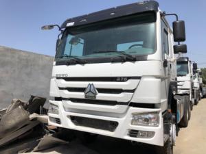 รถบรรทุกหัวลากมือสอง Sinotruk Euro2 ดีเซล 6x4 พวงมาลัยซ้าย HOWO 10 ล้อ รับน้ำหนัก 21-30 ตัน 371 แรงม้า กล้องมองหลัง 360 องศา - Product Image 1