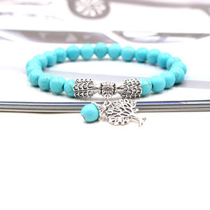 Pulsera <span class=keywords><strong>de</strong></span> cuentas <span class=keywords><strong>de</strong></span> Jade <span class=keywords><strong>de</strong></span> aleación <span class=keywords><strong>de</strong></span> Aventurina verde, piedra Natural <span class=keywords><strong>de</strong></span> 8mm, árbol <span class=keywords><strong>de</strong></span> plata antigua, aniversario <span class=keywords><strong>de</strong></span> <span class=keywords><strong>vida</strong></span>, joyería personalizable - Product Image 2