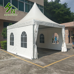 <span class=keywords><strong>Tente</strong></span> extérieure de fête de mariage de pagode imperméable de chapiteau d'auvent de structure d'alliage d'aluminium 6x6m - Product Image 4