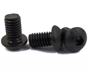 Tornillo LeGood de acero al carbono con óxido negro, cabeza hexagonal, rosca 5/16-24, longitud de 1 pulgada - Product Image 1