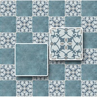 Revêtement de sol pour maison de poupée iLAND à l'échelle 1/12, échelle 1/6, accessoires pour maison de poupée miniature, 60 carreaux de sol pour maison de poupée double face