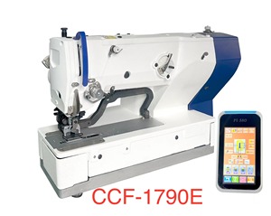 Máquina de Coser Industrial Automática Computarizada de Alta Velocidad con Motor de Engranajes para Ojales Redondos, Nueva - Product Image 2