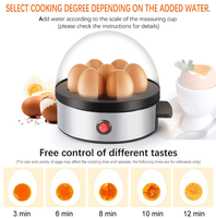 Panci kukus telur Mini multifungsi, peralatan rumah tangga, Boiler Telur sarapan, Dapur, rumah tangga 220V