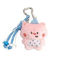 Porte-clés Pendentif Figurine Cochon Dessin Animé Mignon Kawaii Anime, Breloque de Sac, Mini Poupée Décorative, Cadeau pour Femmes et Filles