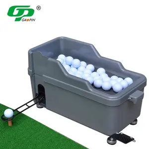Durable Range Accessories Golf Ball Dispenser Semi-automatic ABS Material Powerless Foot Use Ball Dispenser