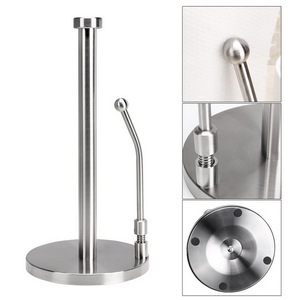 Portarotolo da cucina antiscivolo <span class=keywords><strong>in</strong></span> <span class=keywords><strong>acciaio</strong></span> inossidabile con strappo a una mano - Product Image 3