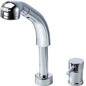 Grifo de Lavabo Chengming de 2 Orificios, Monomando Extraíble con Rociador, Montaje en Cubierta, Estilo Moderno, Válvula de Cerámica - Product Image 3