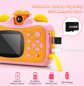 Mini appareil <span class=keywords><strong>photo</strong></span> numérique pour enfants 2.4 "IPS HD <span class=keywords><strong>camara</strong></span> infantil imprimante rapide <span class=keywords><strong>photo</strong></span> appareil <span class=keywords><strong>photo</strong></span> pour enfants - Product Image 4