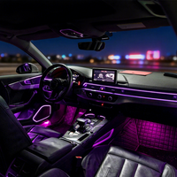 ZYCELA Audi A4/A5/S4/S5 B9 Berline 2017-2024 Nouvelle Lumière Ambiante Intelligente LED Colorée RGB Néon 12V Garantie 1 An