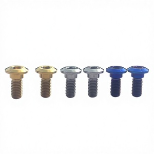 Vis à tête plate en alliage de titane de classe 10 Tmj pour modification de moto, série M6 tête 13 mm, vente directe d'usine - Product Image 3