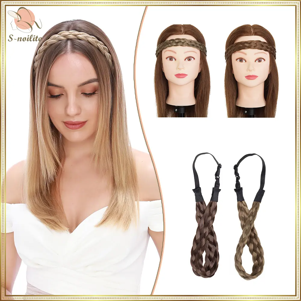 S-Noilite Fashion Headband Five-strand Hai Wholesale Price Bohemian Braid Hair Band