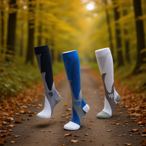 Calcetines de Compresión BENE 20-30mmhg Hasta la Rodilla Antibacterianos Deportivos para Correr Otoño Talla Adulto Pequeña Mediana Grande XL - Product Image 2