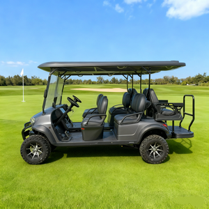 Voiturette de golf électrique neuve de Chine, 5-6 places, surélevée, batterie lithium 60V/70V, haute qualité, longue autonomie, quadricycle 4 roues - Product Image 2