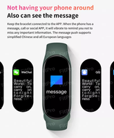 Reloj Inteligente Mi Band 7 M5 M6 M7 Popular con Pantalla OLED, Pulsera de Fitness, Entrega de Fábrica