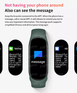 Đồng hồ thông minh Mi Band 7 <span class=keywords><strong>M5</strong></span> M6 M7, dây đeo thể dục thông minh với màn hình OLED, giao hàng tận nhà, mẫu phổ biến - Product Image 4
