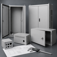 Boîtier en tôle sur mesure, coffret métallique, châssis, boîtier électronique, boîtier en aluminium ou en acier, fabrication OEM, boîtier de terminaison