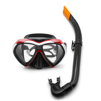 Équipement de plongée professionnel pour sports nautiques en plein air, masque de plongée étanche, masque de plongée et tuba