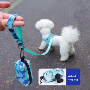 Tersedia tali kekang anjing dan tas kotoran Set Dispenser untuk anjing kucing kecil sedang rompi Jalan hewan peliharaan perlengkapan anak anjing <span class=keywords><strong>Chihuahua</strong></span> - Product Image 6