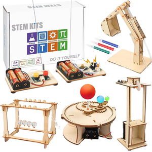 Tự Làm Bằng Gỗ Ban Nhạc Cao Su Súng Trẻ Em 3D Hands-On Khoa Học Giảng Dạy Đồ Chơi Gốc Bộ Dụng Cụ Khoa Học Tự Làm Gốc Đồ Chơi - Product Image 3