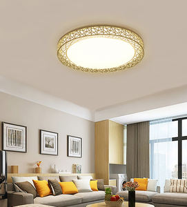 LED Ceiling Lights Round Shaped <strong>Bird</strong> <strong>Nest</strong> Metal Light Decoration Living Room Modern Lamp Fixture Bedroom Lamp Lighting Modern L - Product Image 6