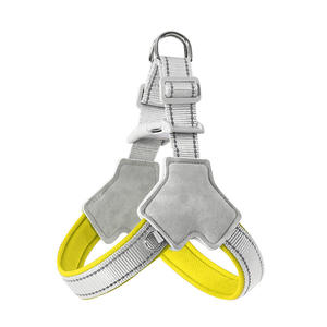 Tali anjing kecil poliester reflektif multifungsi warna lembut anak anjing tanpa fitur tarik nyaman dapat diatur ringan - Product Image 6