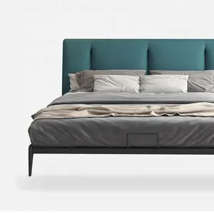 China preço de fábrica conveniente barato mobiliário de casa inteligente reforço Confortável cama mobília do quarto de Várias cores e tamanho OEM
