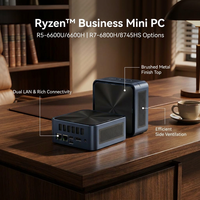 Mini PC R5-6600U R5-6600H R7-6800H R7-8745HS CPU 16 GB RAM Mini PC Windows Salida de Video 4K WiFi Dual Mini PC Empresarial