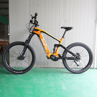 Ebike Battery 43v invisible bomber Electronic bike Mountain bike 500W octogonal Medium - sized Electric bike Bici ELETTRICA