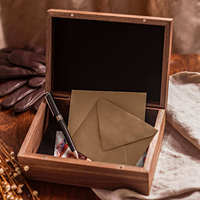 Boîtes à souvenirs, grande boîte cadeau en bois d'acacia avec couvercle, boîte de rangement pour bijoux, cigares, montres, boîte à herbes en bambou, accessoires pour fumeurs