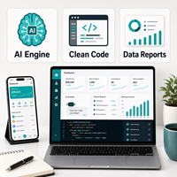 Desarrollo de Software de IA Personalizado para Gestión Empresarial ERP CRM con Soporte MAC, Versión de Internet Disponible en Stock