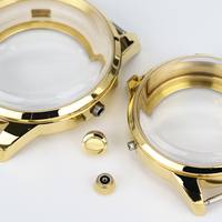 Vente en gros d'usine - Boîtier de montre de plongée en acier inoxydable 33/40,6 mm avec verre minéral trempé pour mouvement Seiko NH34 NH35 NH36 NH38 5 ATM