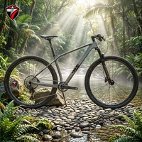 Vélo de montagne en fibre de carbone M5 2026, freins à disque hydrauliques 12 vitesses M6100, axe traversant, suspension avant XC Cross-Country, VTT