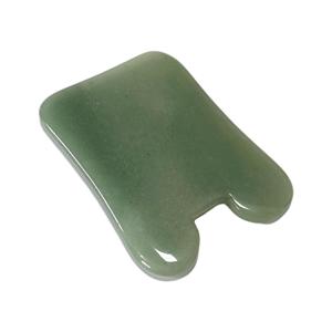 custom logo cold green aventurine jade <b>stone</b> nose bridge massager - Product Image 2