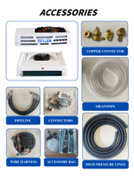 Unités de réfrigération pour camions frigorifiques DC250~DC400V, unités de réfrigération pour fourgons frigorifiques, pour caisses frigorifiques de 8 à 10 m3
