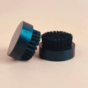 Brocha de afeitar de cerdas de jabalí 100% para hombre, brocha de madera Natural para el cuidado de la barba, paleta redonda y forma ovalada, tipo láser - Product Image 6