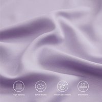 Ensemble de draps de lit en bambou 100% sur mesure, taille double, pleine, queen, king, drap plat, drap housse, avec taie d'oreiller
